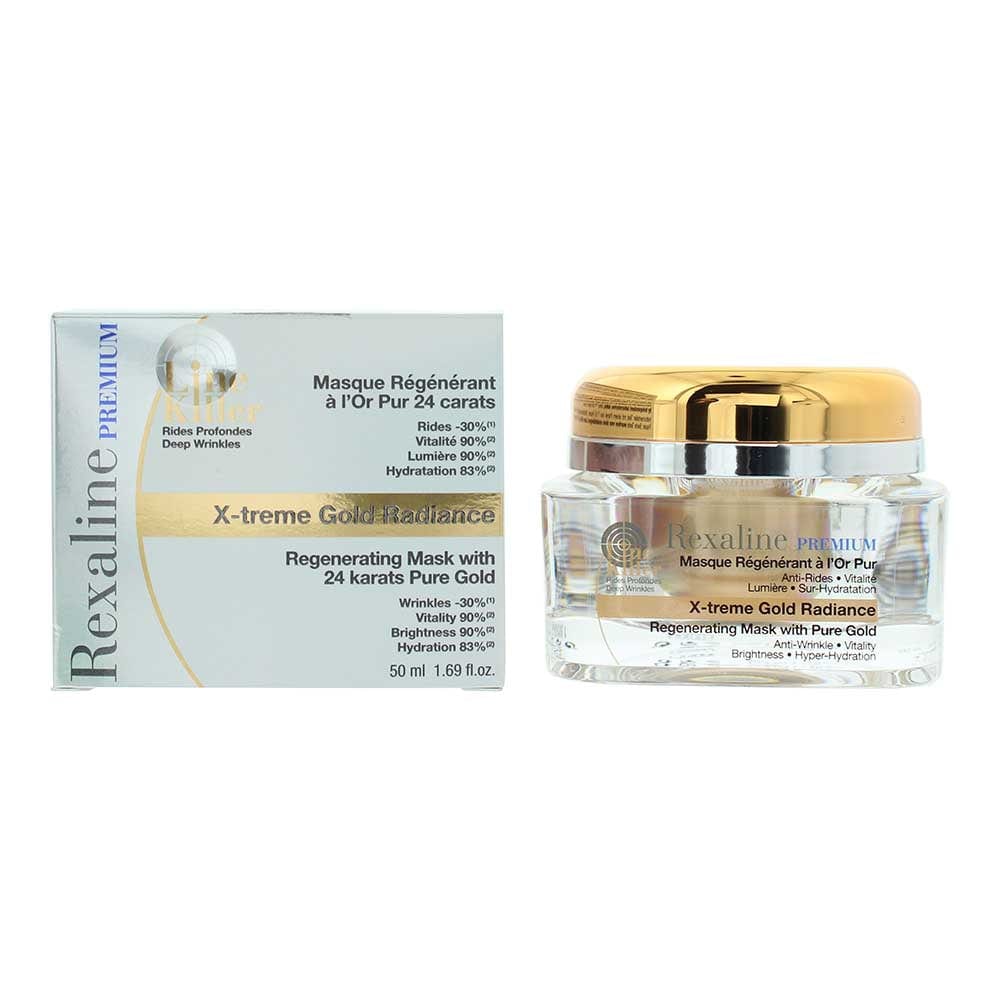 Rexaline Premium X-treme Gold Radiance Regenerating Mask With Pure Gold 50ml - Welzo