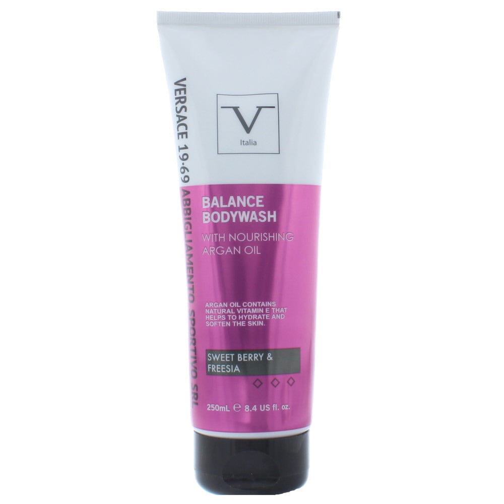 V Italia Balance Body Wash With Nourishing Argan Oil 250ml - Welzo