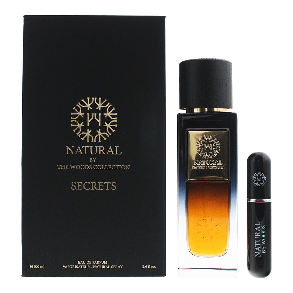 Natural by The Woods Collection Secrets 2 Piece Set Eau De Parfum 100ml & Travel Atomiser - Welzo