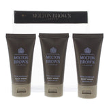 Molton Brown White Sandalwood 3 Piece Gift Set: 3 x Body Wash 30ml - Welzo
