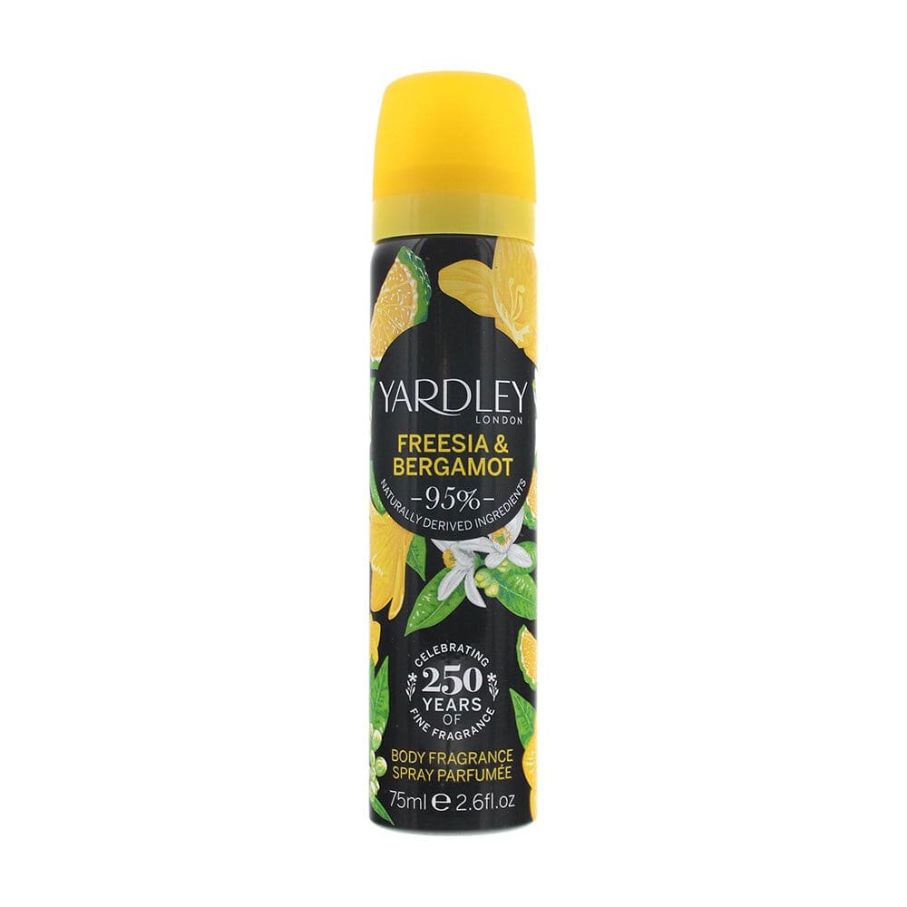 Yardley Freesia and Bergamot Body Spray 75ml - Welzo