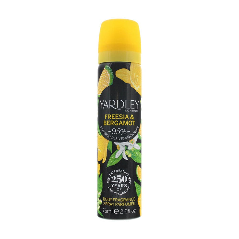 Yardley Freesia and Bergamot Body Spray 75ml - Welzo