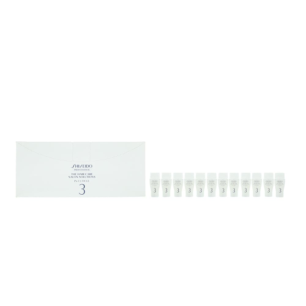 Shiseido The Haircare Salon Solutions In-Cuticle 3 12 x 15ml - Welzo