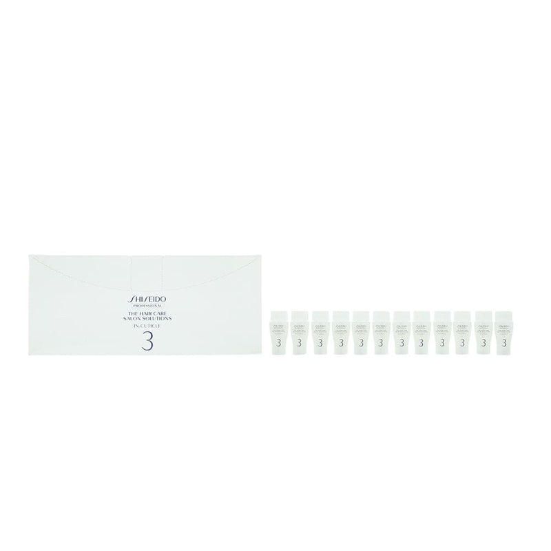 Shiseido The Haircare Salon Solutions In-Cuticle 3 12 x 15ml - Welzo