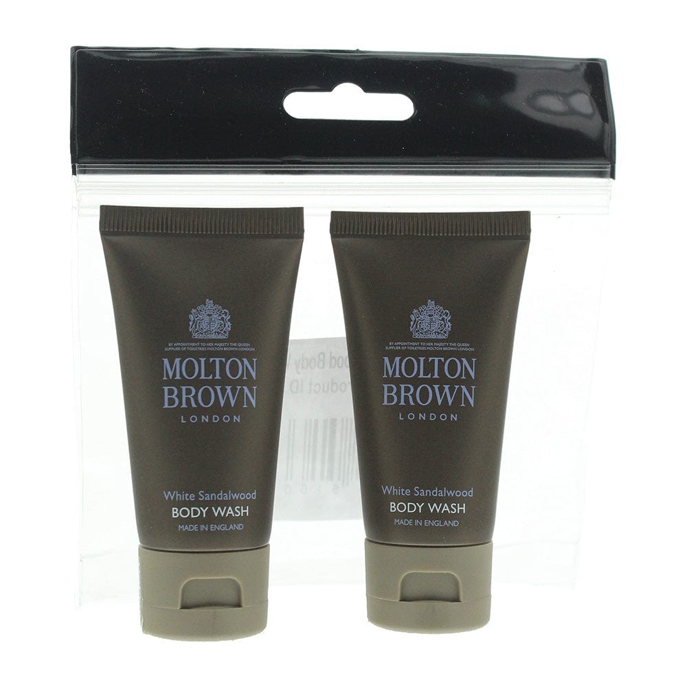 Molton Brown White Sandalwood 2 Piece Gift Set: 2 x Body Wash 30ml - Welzo