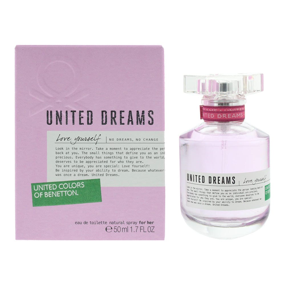 Benetton United Dreams Love Yourself Eau De Toilette 50ml - Welzo