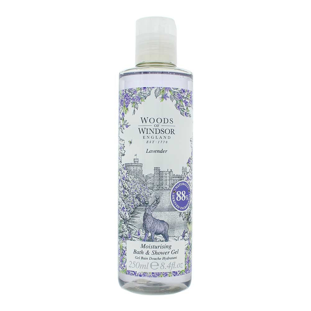 Woods Of Windsor Lavender Bath & Shower Gel 250ml - Welzo