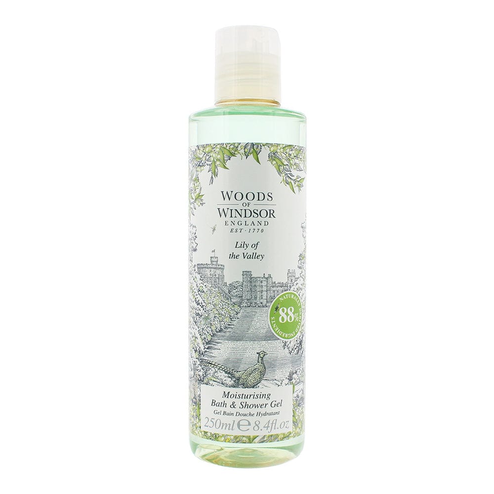 Woods Of Windsor Lily Of The Valley Bath & Shower Gel 250ml - Welzo