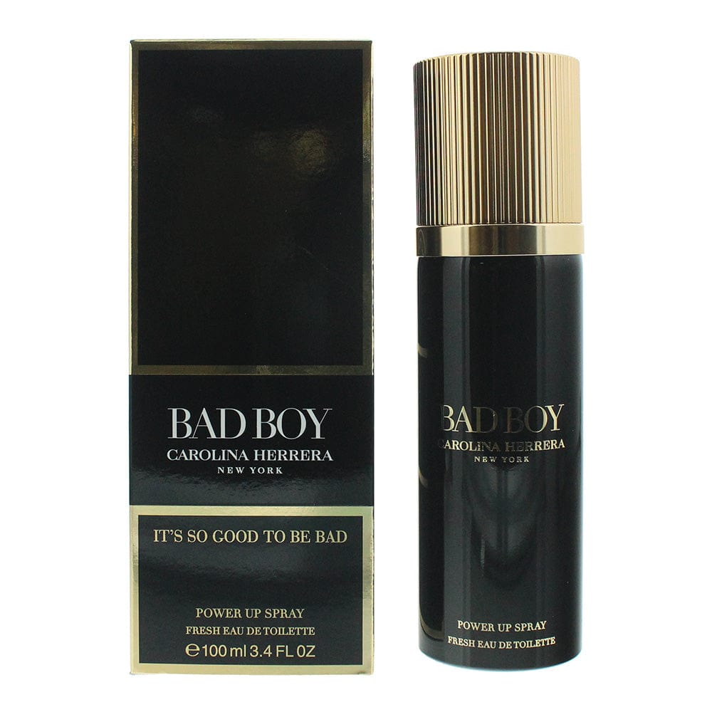 Carolina Herrera Bad Boy Power Up Spray Fresh Eau De Toilette 100ml - Welzo