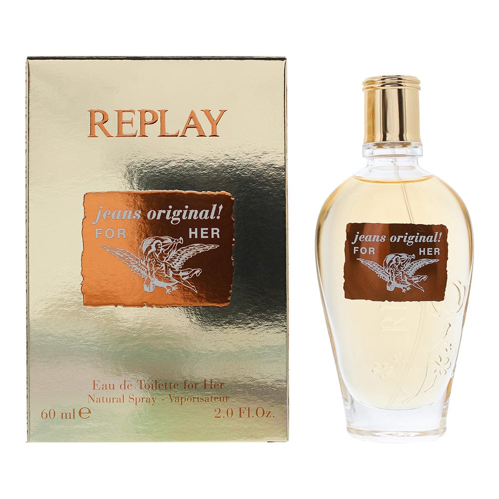 Replay Jeans Original For Her Eau De Toilette 60ml - Welzo