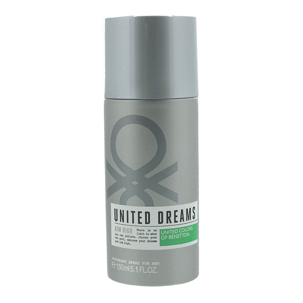 Benetton United Dreams Aim High Deodorant Spray 150ml For Men - Welzo