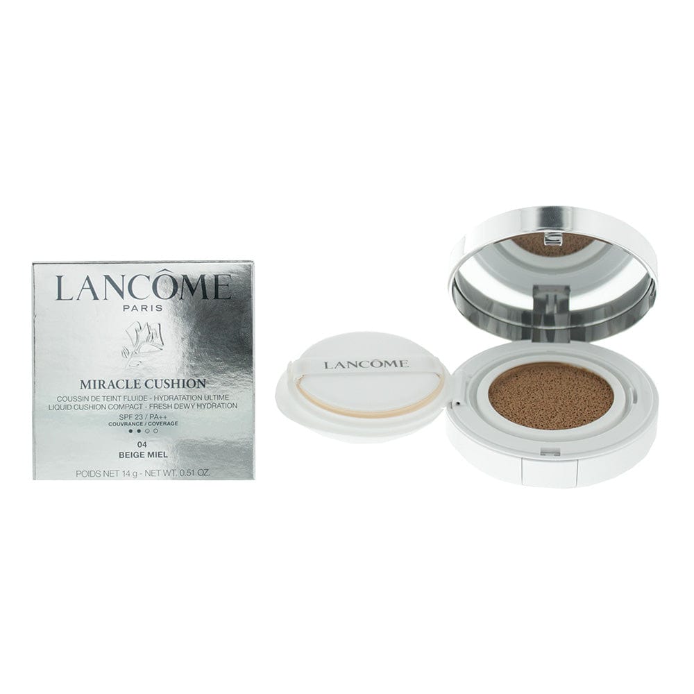 Lanceme Miracle Cushion 04 Beige Miel Foundation SPF 23 14g - Welzo