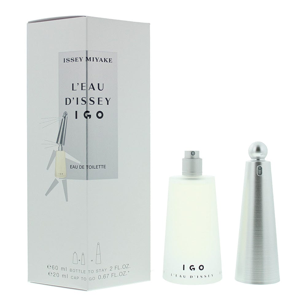 Issey Miyake L'eau D'issey IGO Eau De Toilette 60ml Bottle + 20ml Cap To Go - Welzo
