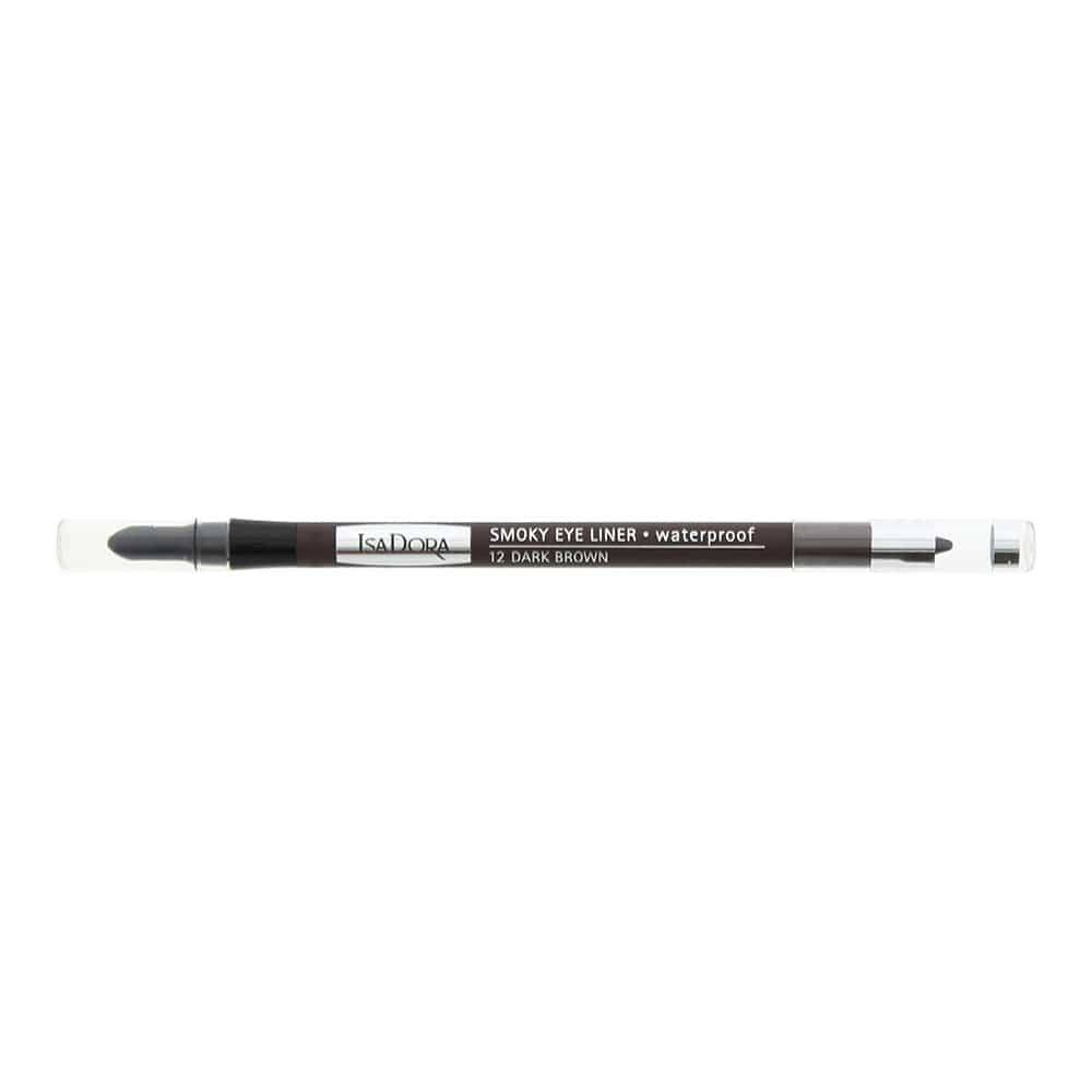 Isadora Waterproof Smoky 12 Dark Brown Eye Liner 1.2g - Welzo