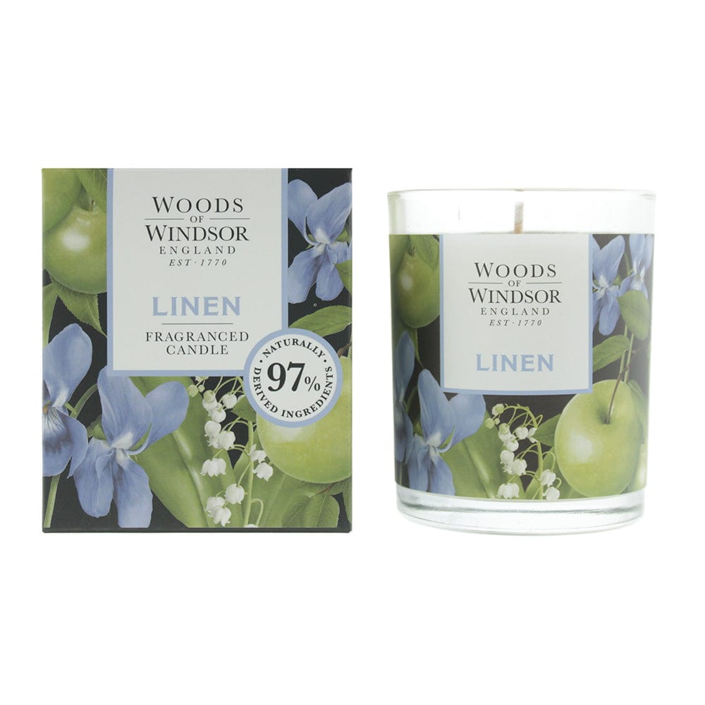Woods Of Windsor Linen Candle 150g - Welzo
