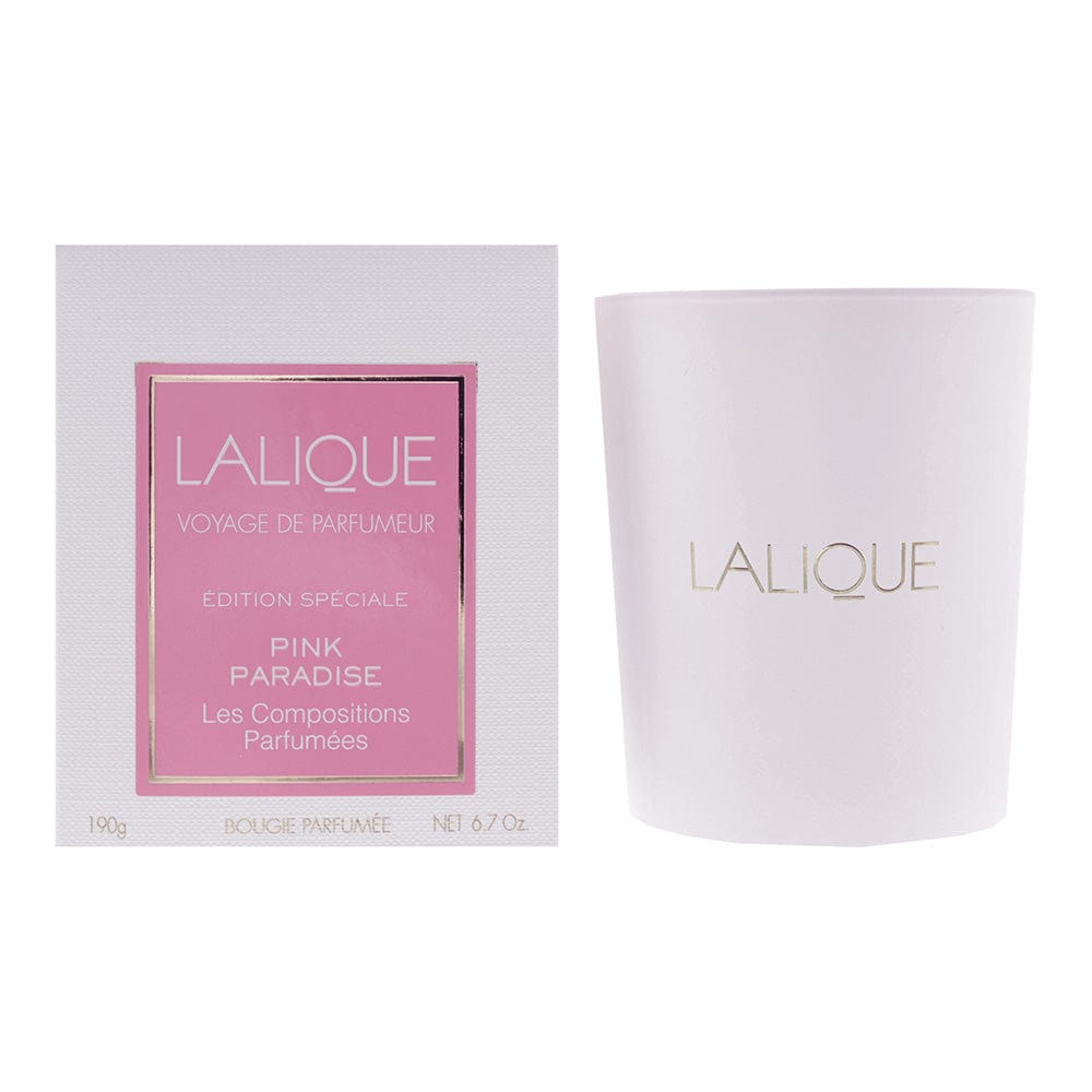 Lalique Pink Paradise Candle 190g - Welzo