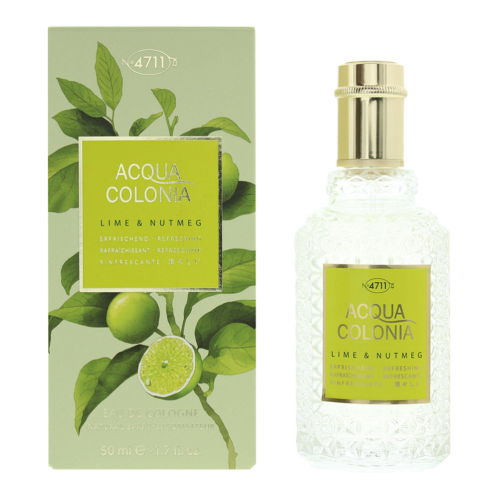 4711 Acqua Colonia Lime & Nutmeg Eau De Cologne 50ml - Welzo