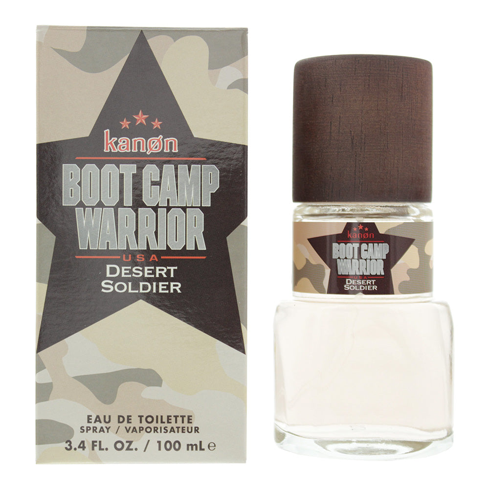 Kanon Desert Soldier Boot Camp Warrior Eau De Toilette 100ml - Welzo