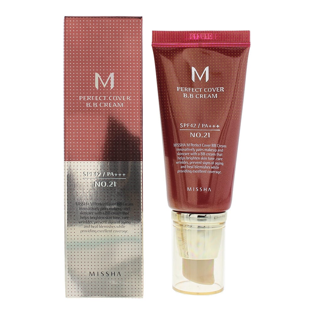 Missha Perfect Cover No.21 Light Beige Bb Cream SPF42 50ml - Welzo