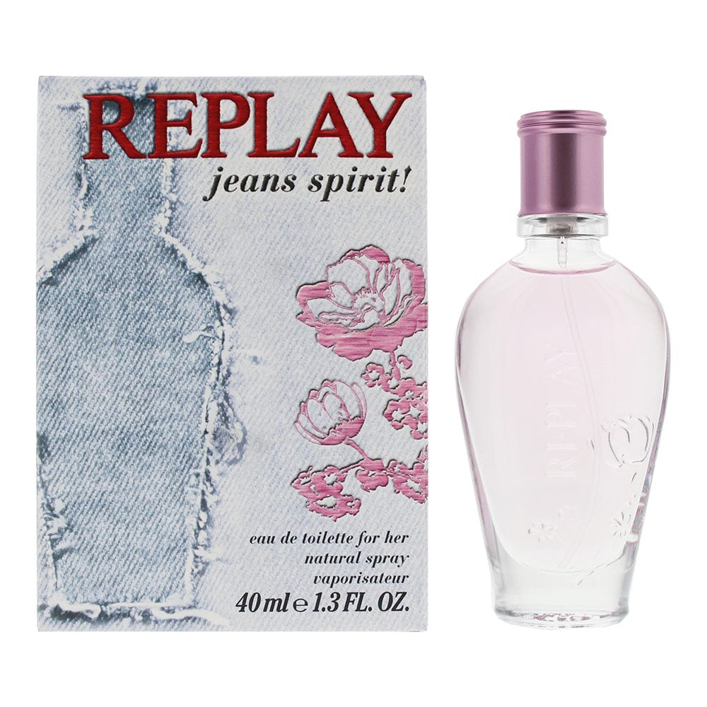 Replay Jeans Spirit For Her Eau De Toilette 40ml - Welzo