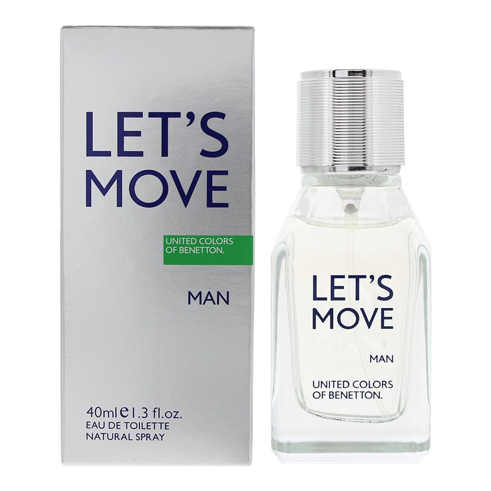 Benetton Let's Move Man Eau De Toilette 40ml - Welzo