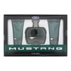 Mustang Green 3 Piece Gift Set: Eau De Toilette 100ml - Shower Gel 100ml - Aftershave Balm 100ml - Welzo
