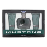 Mustang Green 3 Piece Gift Set: Eau De Toilette 100ml - Shower Gel 100ml - Aftershave Balm 100ml - Welzo
