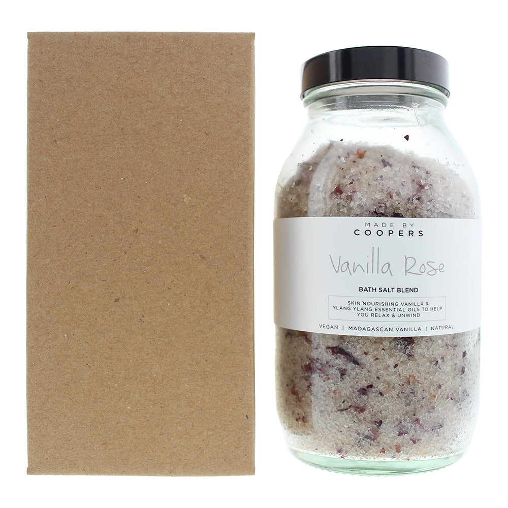Made By Coopers Vanilla Rose Bath Salt 500g - Welzo