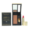 Joan Collins Summer Kiss Compact Duo Bronzing Powder 6g - Coral Pink Evelyn Lipstick 3.5g - Welzo