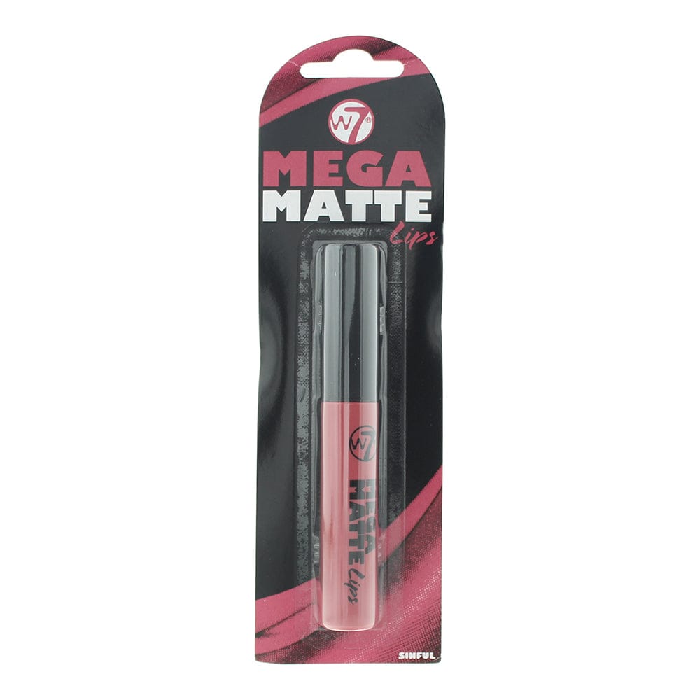 W7 Mega Matte Lips Liquid Lipstick Sinful 7ml - Welzo