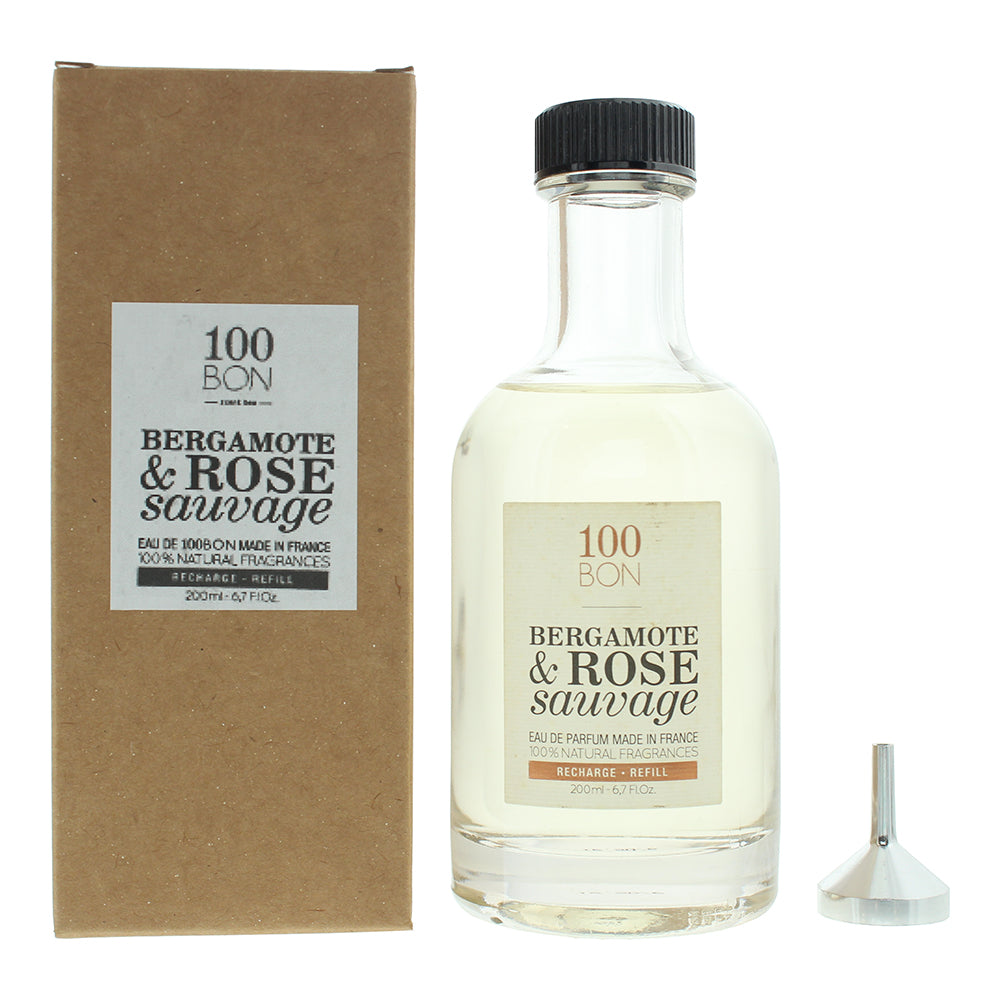 100 Bon Bergamote & Rose Sauvage Refill Eau de Parfum 200ml - Welzo
