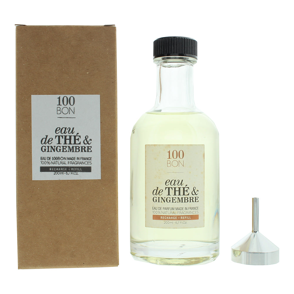 100 Bon Eau De Thé & Gingembre Refill Eau de Parfum 200ml - Welzo