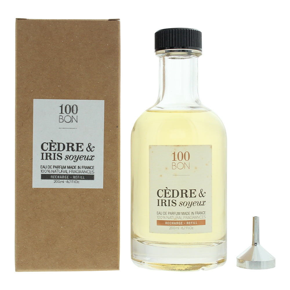 100 Bon Cedre & Iris Soyeux Refill Eau de Parfum 200ml - Welzo