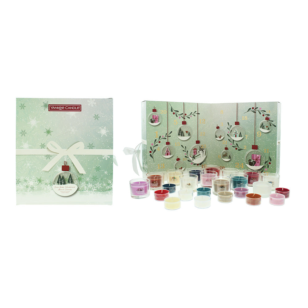 Yankee Candle 25 Piece Gift Set: Candle Holder - 12 x Candle 37g - 12 x Candle 9.8g - Welzo