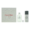 Calvin Klein Ck One 2 Piece Gift Set: Eau De Toilette 100ml - Deodorant Spray 150ml - Welzo
