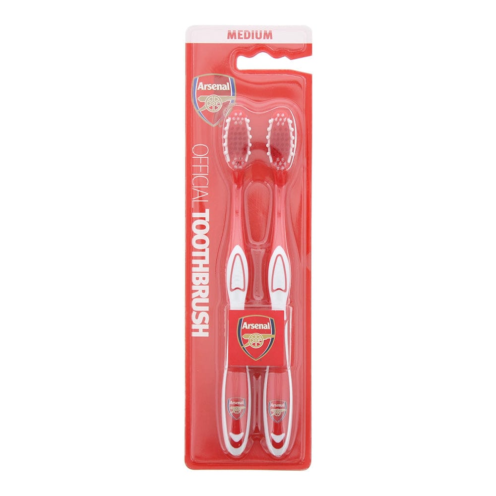 EPL Arsenal Medium Toothbrush 2pcs - Welzo