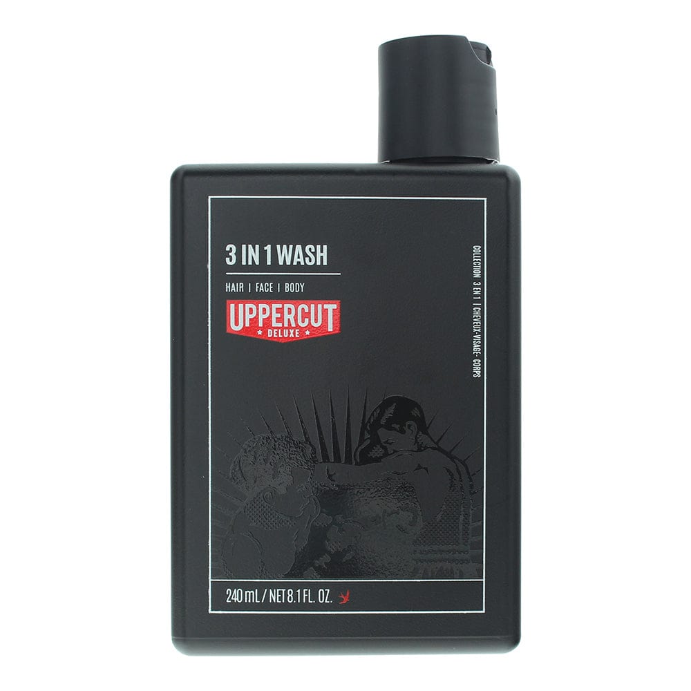 Uppercut Deluxe 3 In 1 Hair- Face - Body Wash 240ml - Welzo