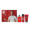 Cristiano Ronaldo Cr7 3 Piece Gift Set: Eau De Toilette 100ml - Shower Gel 150ml - Body Spray 150ml - Welzo