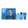 Cristiano Ronaldo Play It Cool 3 Piece Gift Set: Eau De Toilette 100ml - Shower Gel 150ml - Body Spray 150ml - Welzo