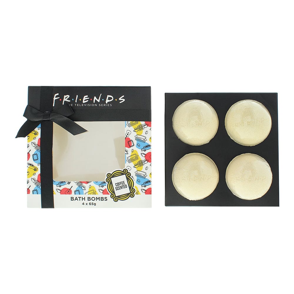 Warner Bros Friends Coffe Flavoured Bath Fizzy Bomb 4 x 65g - Welzo