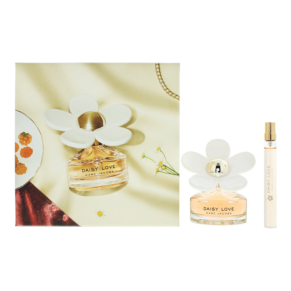 Marc Jacobs Daisy Love 2 Piece Gift Set: Eau De Toilette 50ml - Eau De Toilette 10ml - Welzo