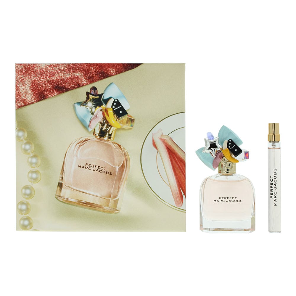 Marc Jacobs Perfect 2 Piece Gift Set: Eau De Parfum 50ml - Eau De Parfum 10ml - Welzo