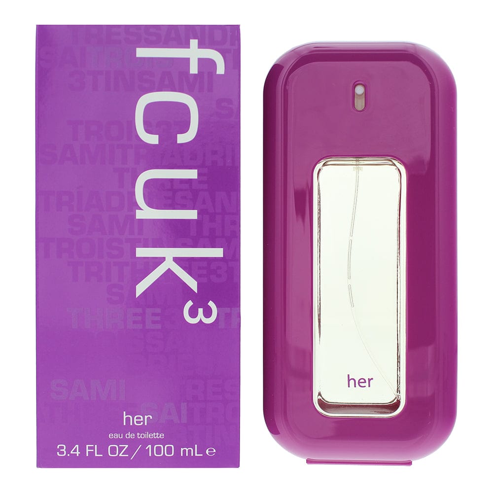 FCUK 3 Her Eau De Toilette 100ml - Welzo