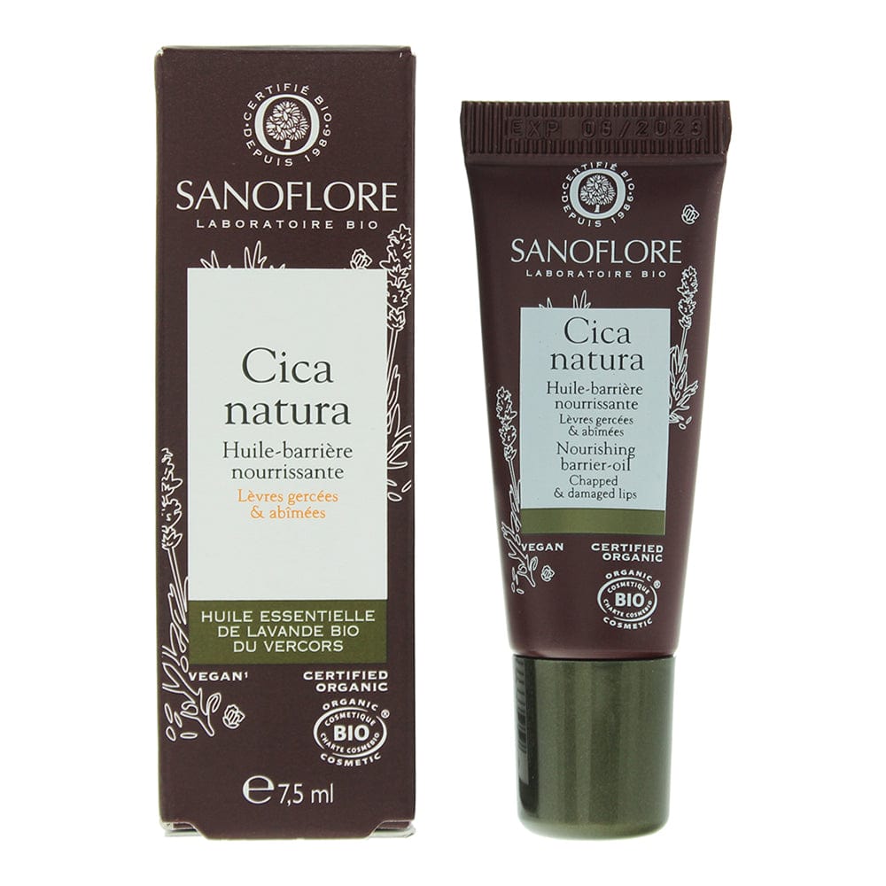 Sanoflore Nourishing Organic Cica Natura Lip Oil 7.5ml - Welzo