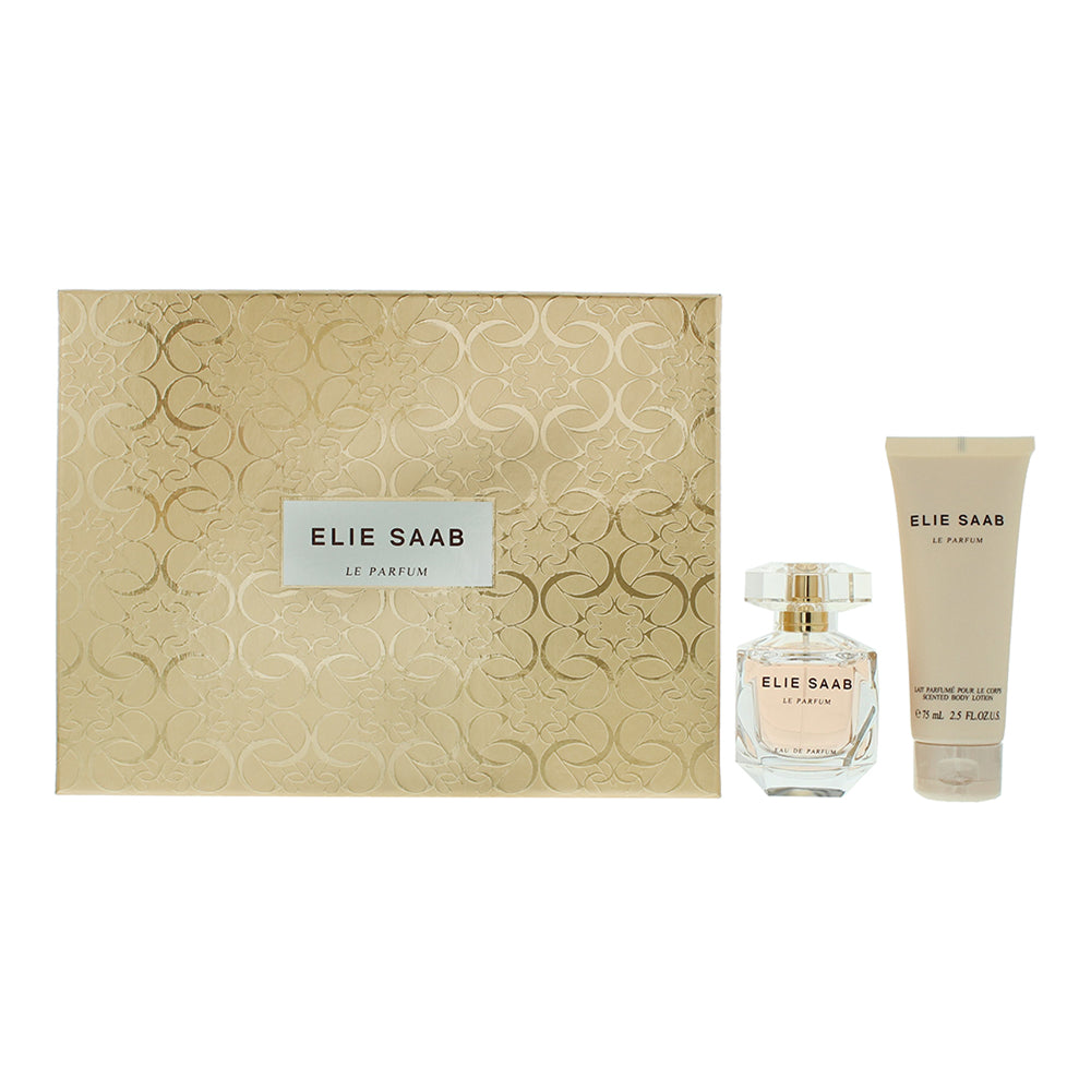 Elie Saab Le Parfum 2 Piece Gift Set: Eau De Parfum 50ml - Body Lotion 75ml - Welzo