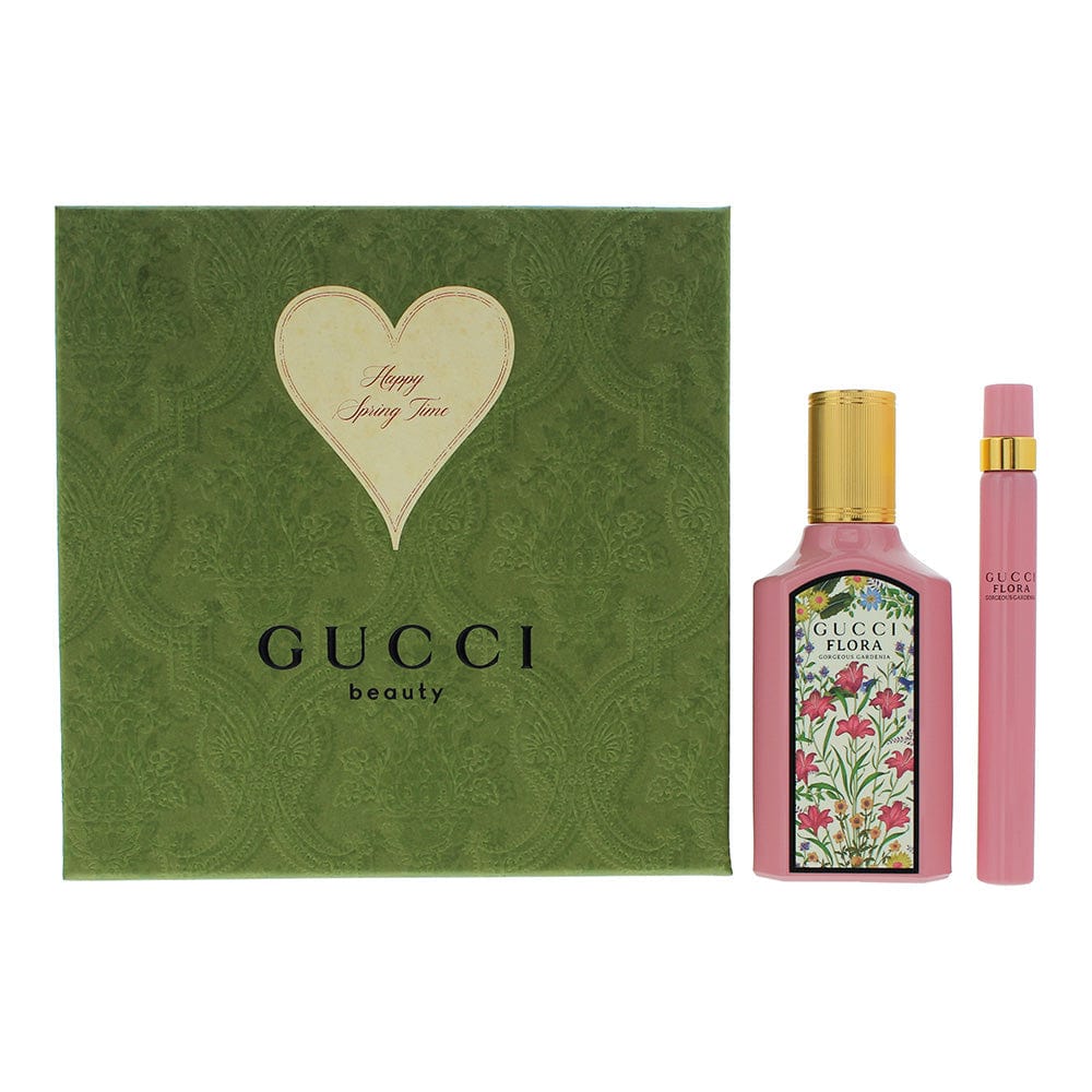 Gucci Flora Gorgeous Gardenia 2 Piece Gift Set: Eau de Parfum 50ml - Eau de Parfum 10ml - Welzo
