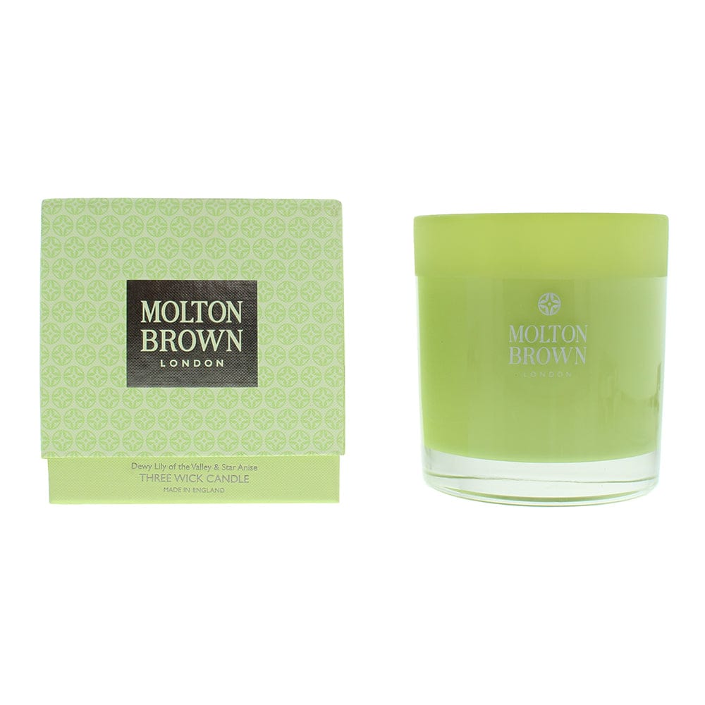 Molton Brown Dewy Lily Of The Valey & Star Anise Candle 480g - Welzo