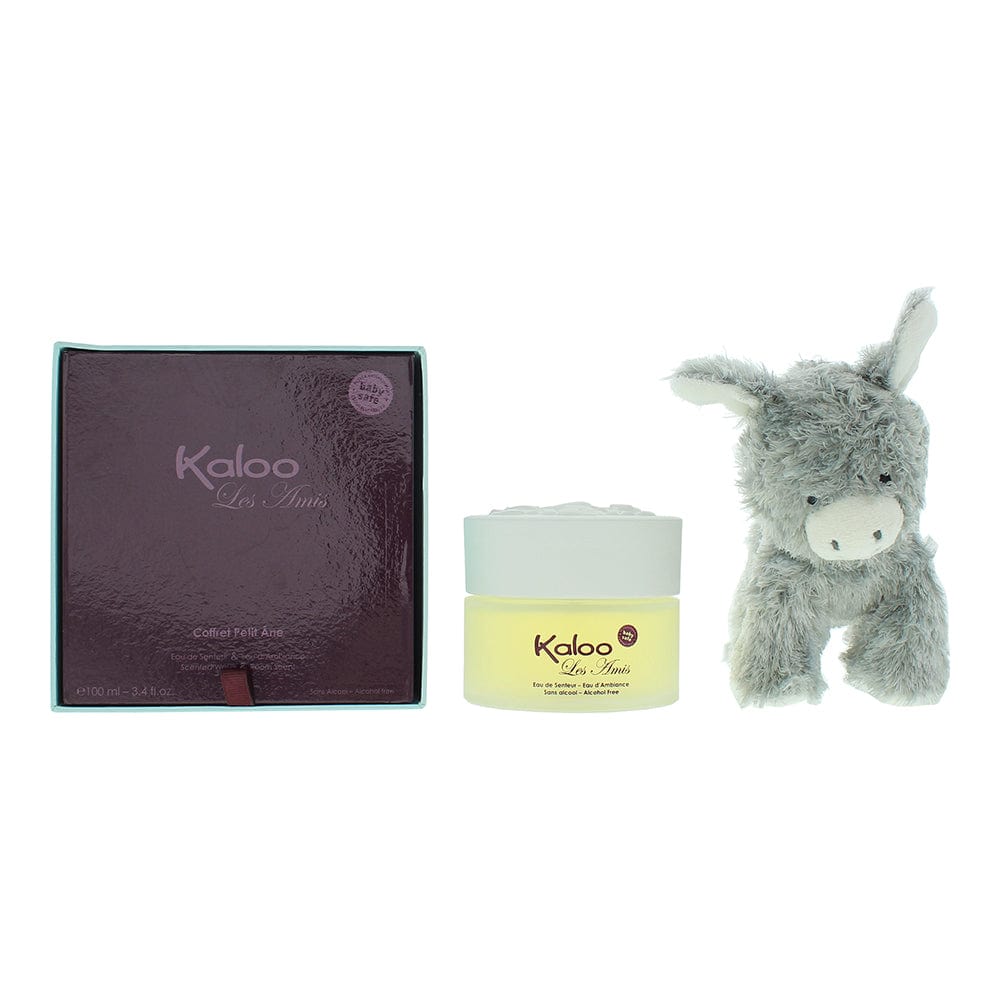 Kaloo Les Amis Donkey Set & Flavoured Water 100ml - Welzo