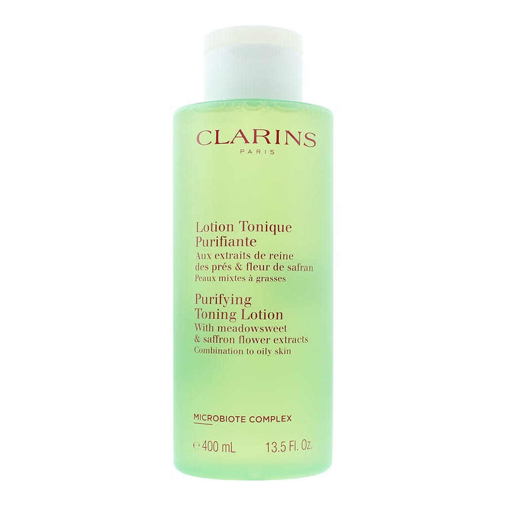 Clarins Combi/Oily Skin Purifying Toning Lotion 400ml - Welzo