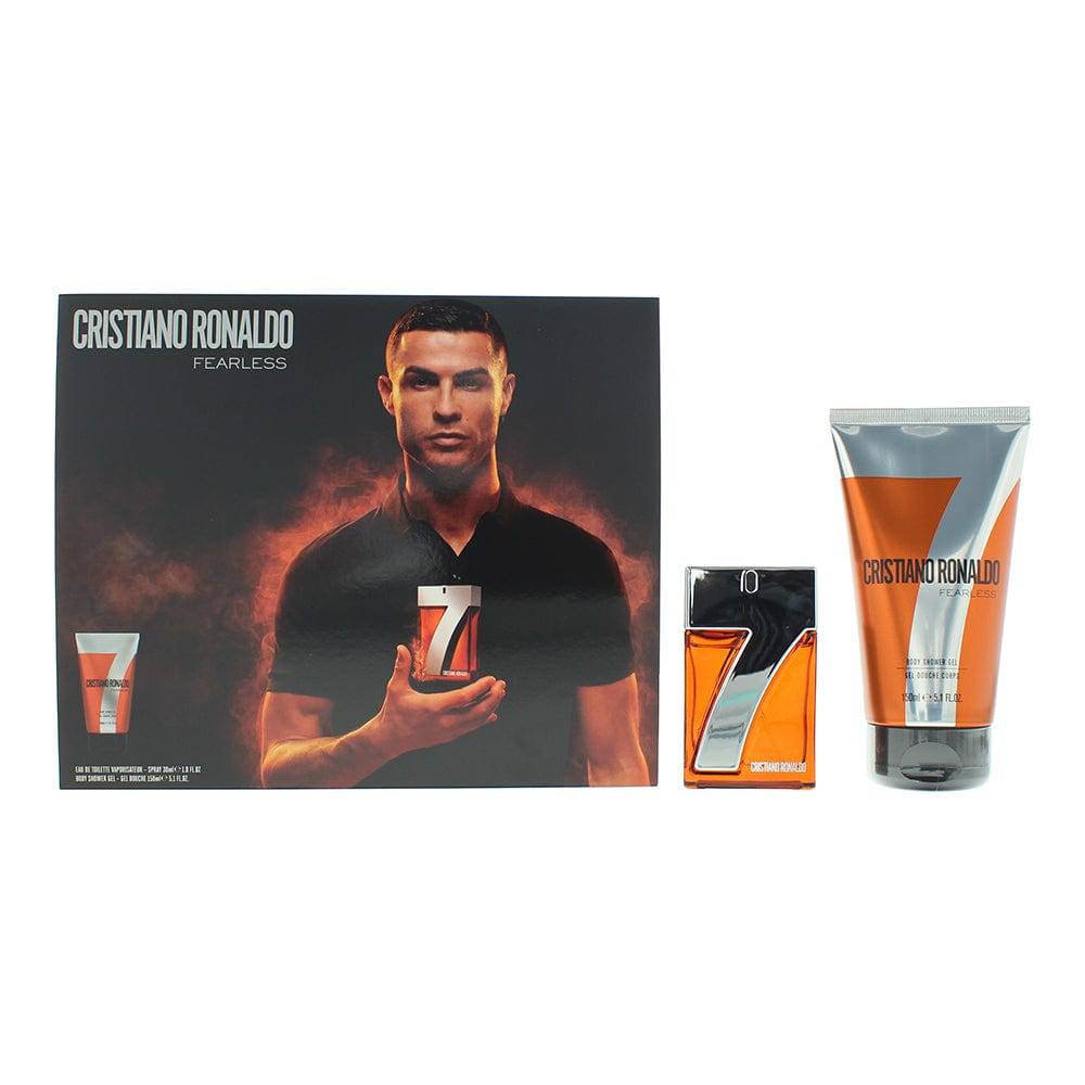 Cristiano Ronaldo Cr7 Fearless 2 Piece Gift Set: Eau de Toilette 30ml - Shower Gel 150ml - Welzo